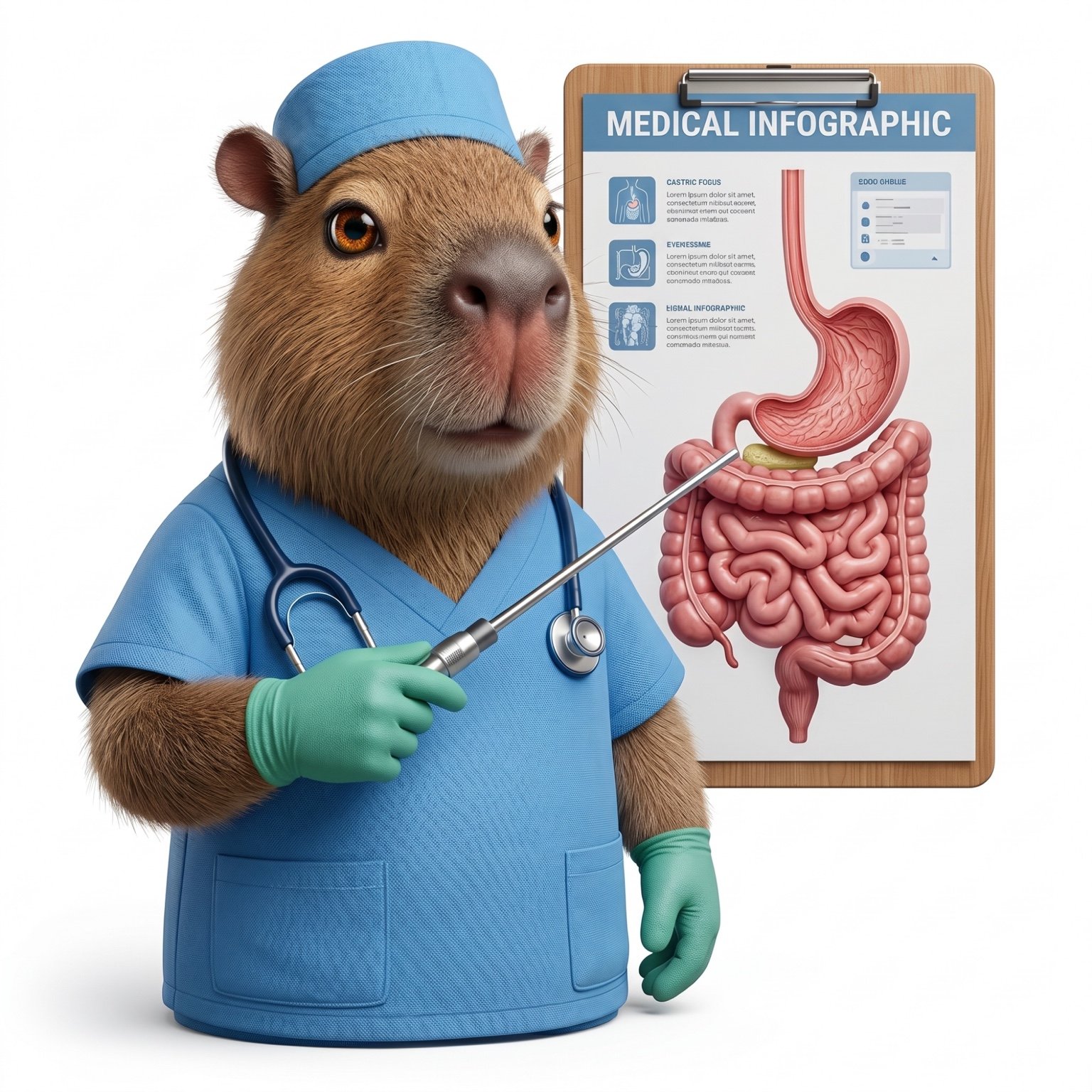 Dr. Kapibaya explicando anatomía quirúrgica